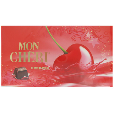 MON CHERI : Bouchées au chocolat fourrées cerise et liqueur
