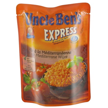 UNCLE BEN'S Express 2 min micro-ondable Riz Long Grain 250 g