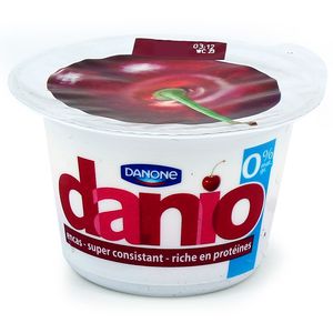 Spécialité laitière 0% sur lit de cerises - Danio