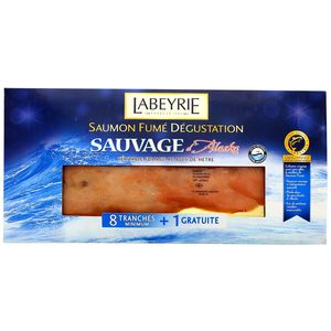 Labeyrie saumon fumé sauvage tranche x8 -240g