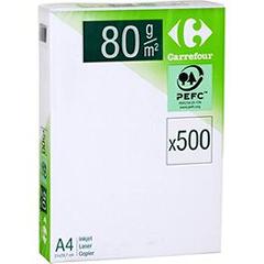 Ramette de papier blanc 500 feuilles format A4 SIMPL : la ramette à Prix  Carrefour