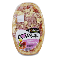 SODEBO : Pizza l'Ovale - Pizza Jambon Fromages