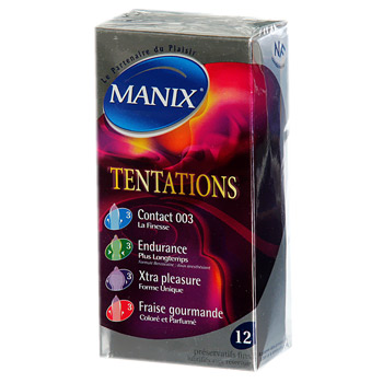 Preservatifs Manix tentation x12