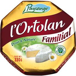 L'Ortolan au lait pasteurise PAYSANGE, 29%MG, 330g