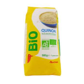Auchan bio quinoa 500g - Tous les produits blé & autres ...