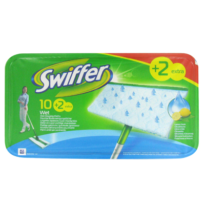 Lingettes nettoyant humides SWIFFER citron boite x10 - Super U