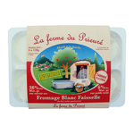 Fromage blanc LA FERME DU PRIEURE, 40%MG, 6x120g