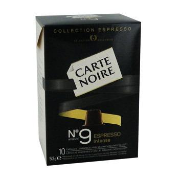 Carte Noire Espresso No 9 Intense 10 Coffee Capsules 53 g