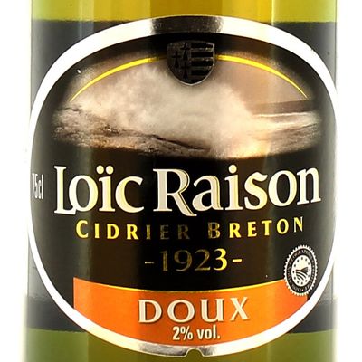 Cidre doux - Loic Raison - 75 cl