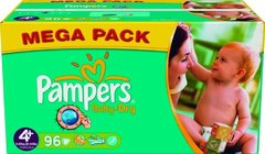Pampers baby dry mega change x96 taille 4 + 