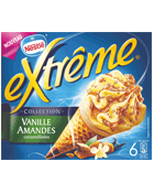 Cônes vanille amandes caramélisées - Collection