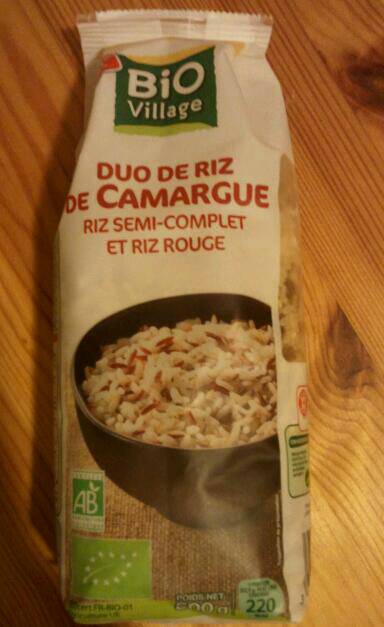 Duo riz Camargue Complet rouge/noir BIO 500g