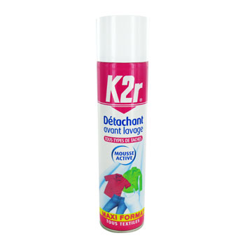 K2r detachant avant lavage aerosol 400ml - Tous les produits détachants -  Prixing