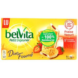 Duo fourré fraise yaourt - Belvita