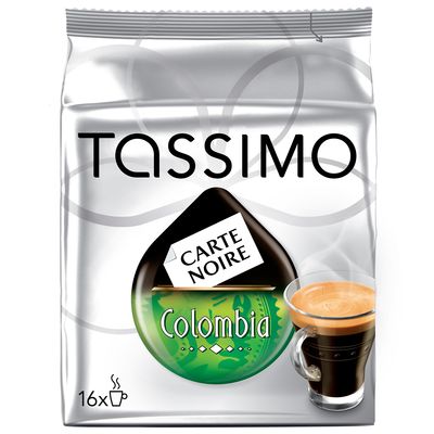 Carte noire Colombia - Dosettes de cafe Colombia - 16 dosettes Subtil & fruite.
