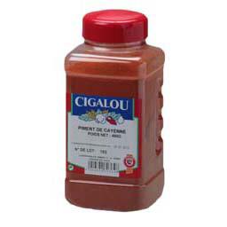 Cigalou, Piment de Cayenne moulu, la boite de 400g