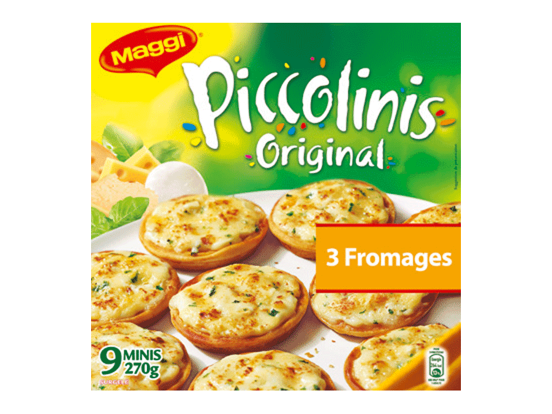 Maggi piccolinis 3 fromages x9 - 270g