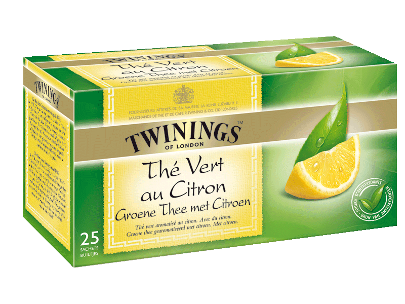 Thé vert au citron 25x2g