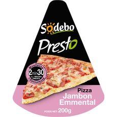Pizza presto Sodebo Jambon emmental 200g
