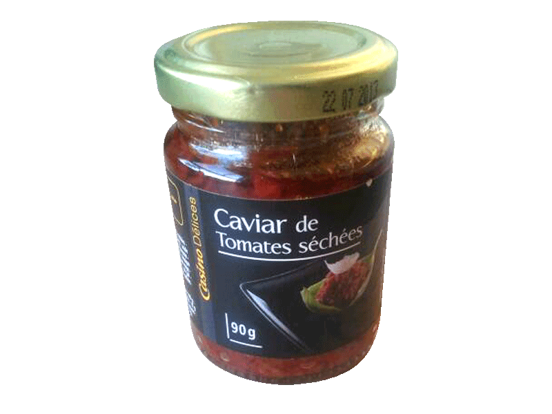 Caviar de tomates sechees