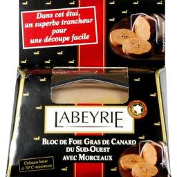 Bloc de foie gras de canard du Sud-Ouest avec trancheur - Labeyrie (200g)