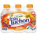 P'tit Luchon Boisson a l'eau minerale aromatisee peche abricot, les 6 bouteilles de 33cl