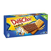 Delacre Délichoc - Biscuits sablé chocolat au lait les 6 sachets de 2 biscuits - 150 g