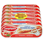 Saupiquet filets maquereaux sauce tomate basilic 5x169g