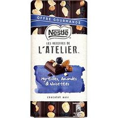 Chocolat noir/myrtilles amandes noisettes Nestlé