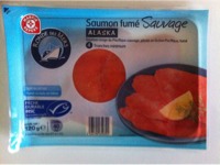 Saumon fumé sauvage d'Alaska 4 tranches 120g