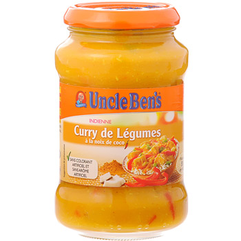 Sauce curry de legumes au lait de coco - Tous les produits sauces tomates &  sauces chaudes - Prixing