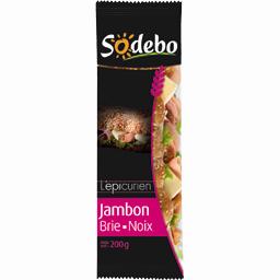Sodebo sandwich jambon brie noix 200g