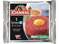Tartare Charal 5%mg 180g + 70g sauce