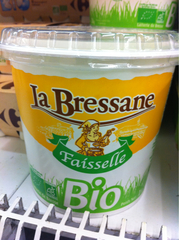 Fromage frais bio faisselle 4,5% MG La Bressane