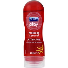 Durex Play Gel de massage sensuel a l'ylang-ylang flacon de 200ml