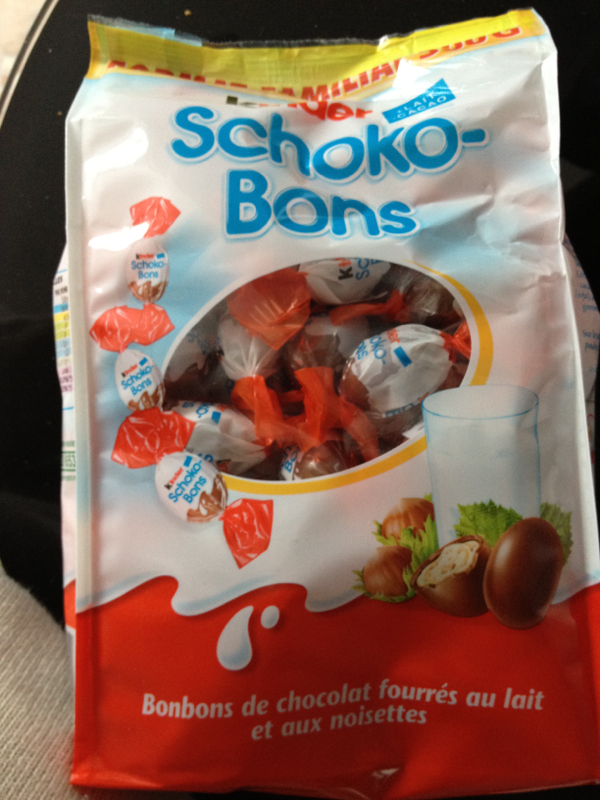 Kinder, Schoko-Bons - Bonbons de chocolat fourrés lait noisettes, le sachet de 500 g