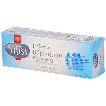 Creme depilatoire Siliss Peaux sensibles 200ml