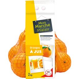 Mon Marché Plaisir, Oranges à jus, le filet de 2 kg