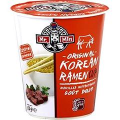 Nouilles Original Korean Ramen Cup goût bœuf