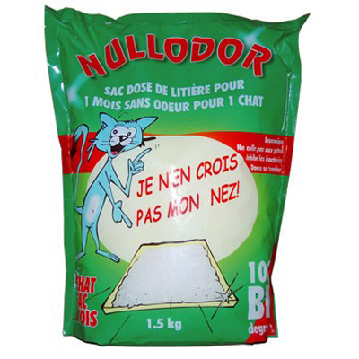 Litiere pour chat NULLODOR, 1.5kg