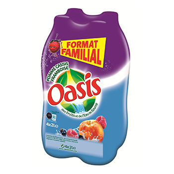 Oasis pomme cassis framboise 4x2l 