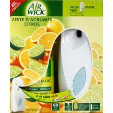 Air Wick Freshmatic Max Citrus - Recharge aérosol pour diffuseur  automatique Agrumes