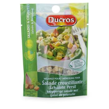 Melange croustillant pour salade echalote et persil Sachet Malin DUCROS, 20g