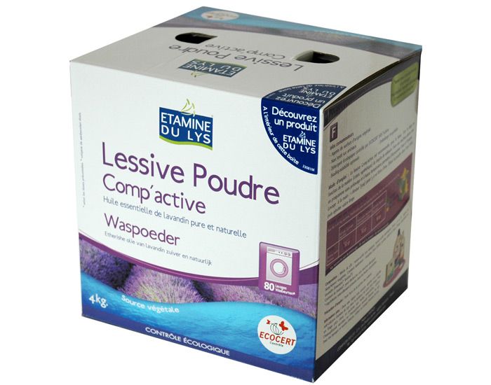 Etamine Du Lys Linge Lessive Poudre Comp'Active 4 kg