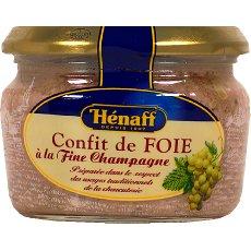 Confit de foie a la fine champagne HENAFF, 180g