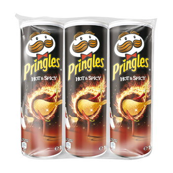 Pringles hot spicy 3x165g