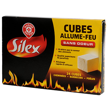 Cubes allume-feu Silex Sans odeur x24