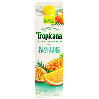 Reveil des Tropiques - 100% Pur Jus Passion Ananas Mangue