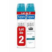 Sanex déodorant spray natur protect efficacité 2x200ml