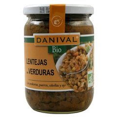 Lentilles Cuisinées aux Petits Légumes bio Danival